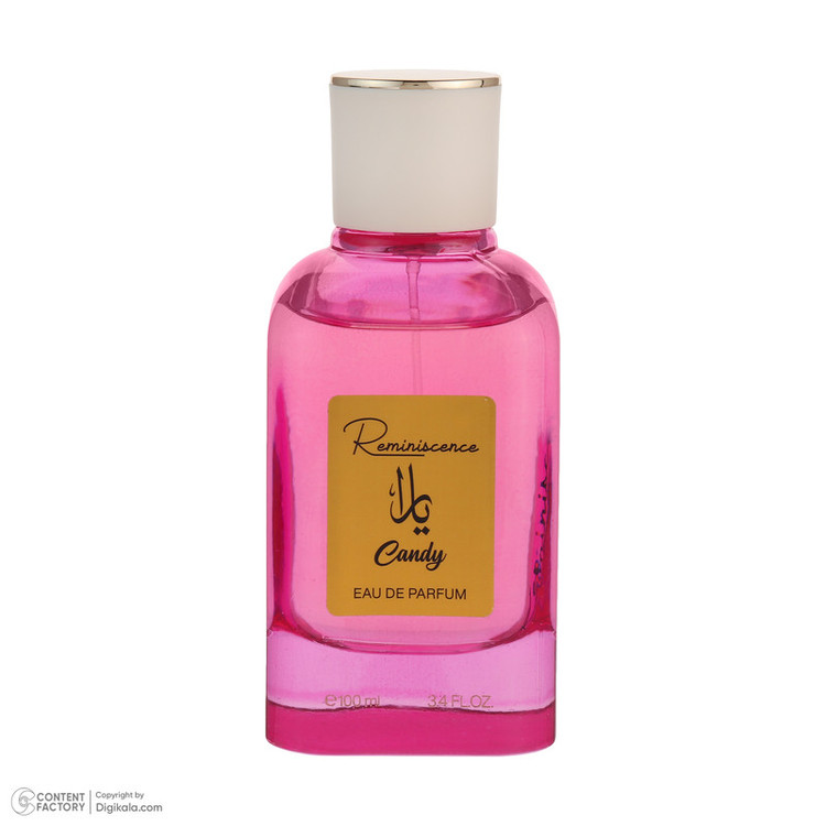 ادو پرفیوم زنانه رمینیسنس مدل CANDY حجم 100 میلیلیتر، با رایحه معتدل، شیرین و ساختار آبنباتی