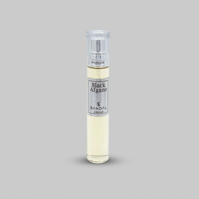 عطر جیبی مردانه صندل مدل Black Afgano حجم 25 میلی لیتر