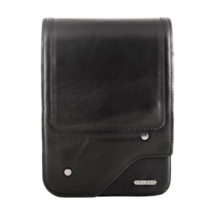 کیف رودوشی مردانه چرم یلسان مدل هایکا کد 102-GN-01