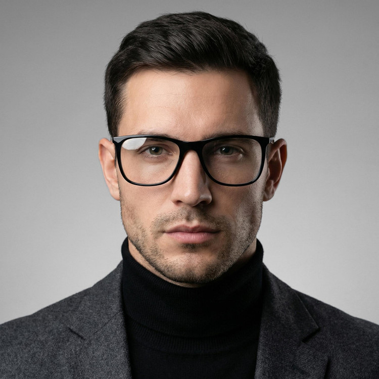 فریم عینک طبی ویفرر Wayfarer ری بن مدل rx711511 مناسب برای صورت مستطیل، مربع، قلب و بیضی