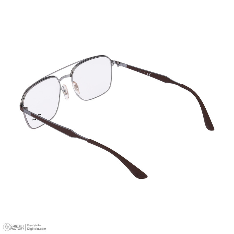 فریم عینک طبی خلبانی Aviator مردانه ری بن مدل 0RX6404-2912-56 مناسب برای صورت قلب، گرد، لوزی، مثلث، مربع، مستطیل و بیضی