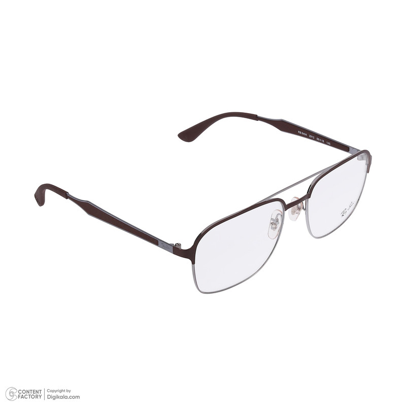 فریم عینک طبی خلبانی Aviator مردانه ری بن مدل 0RX6404-2912-56 مناسب برای صورت قلب، گرد، لوزی، مثلث، مربع، مستطیل و بیضی