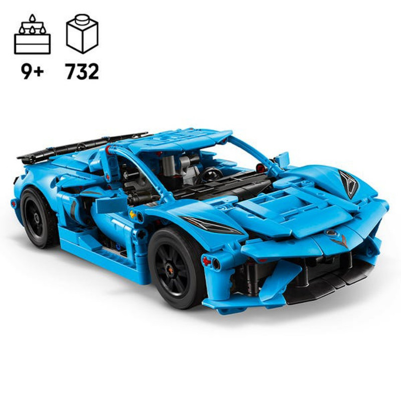 لگو سری تکنیک مدل chevrolet corvette کد 42217