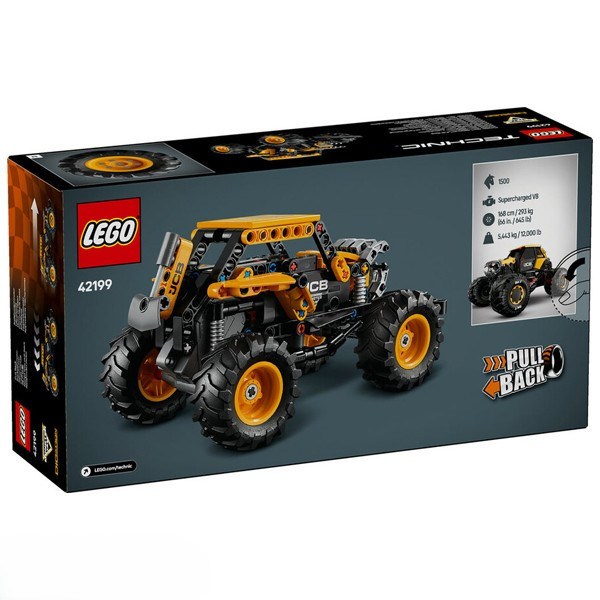 ساختنی لگو سری تکنیک مدل Monster Jam DIGatron Pull-Back کد 42199