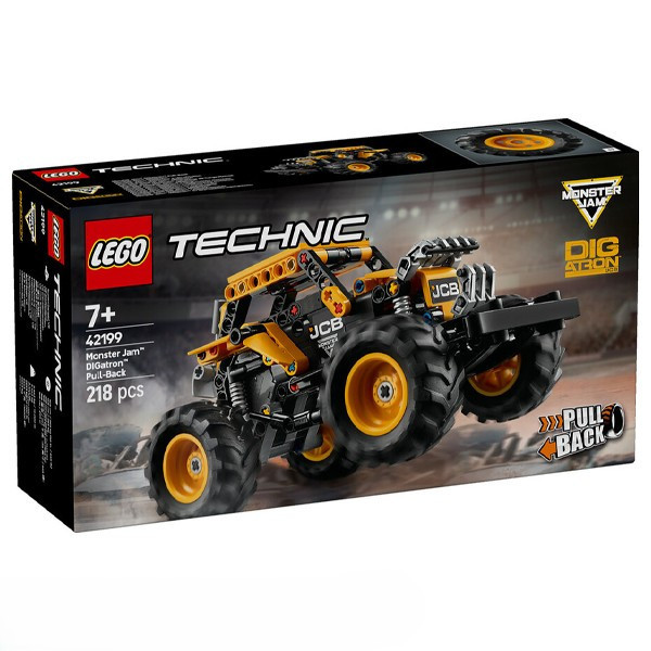 ساختنی لگو سری تکنیک مدل Monster Jam DIGatron Pull-Back کد 42199