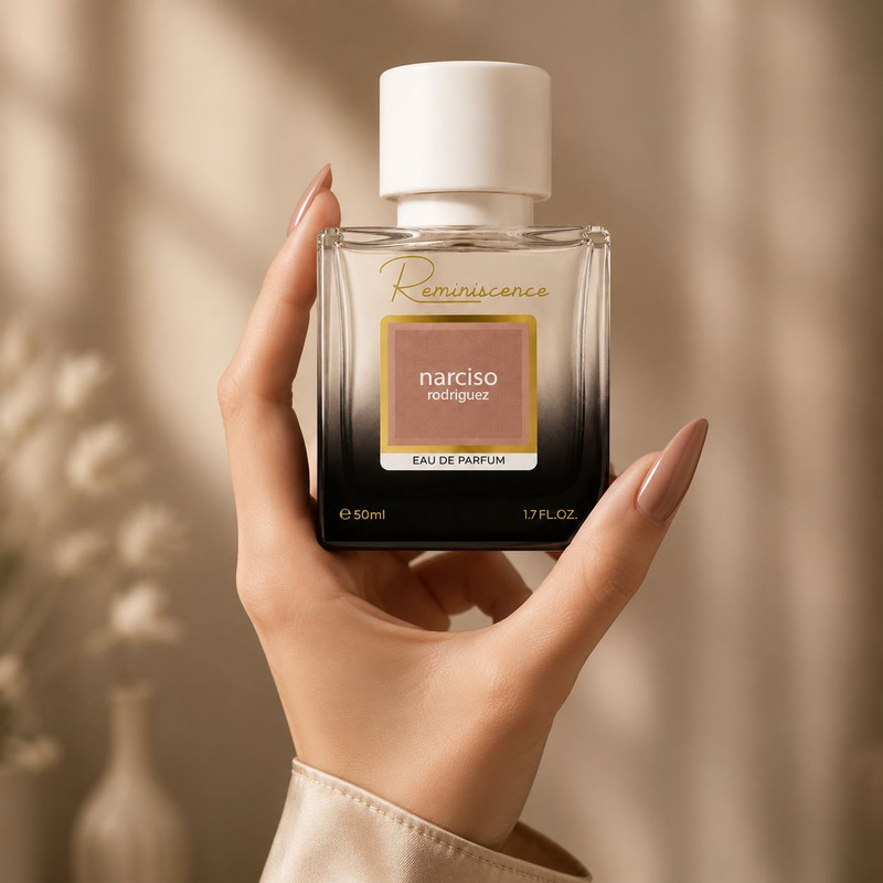 ادوپرفیوم زنانه رمینیسنس مدل Narciso Rodriguez با رایحه شیرین و گلی حجم 50 میلیلیتر