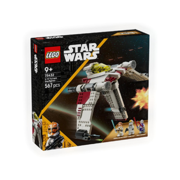 لگو 567 تکه سری استاروارز مدل Star Wars V-19 Torrent Starfighter کد 75432
