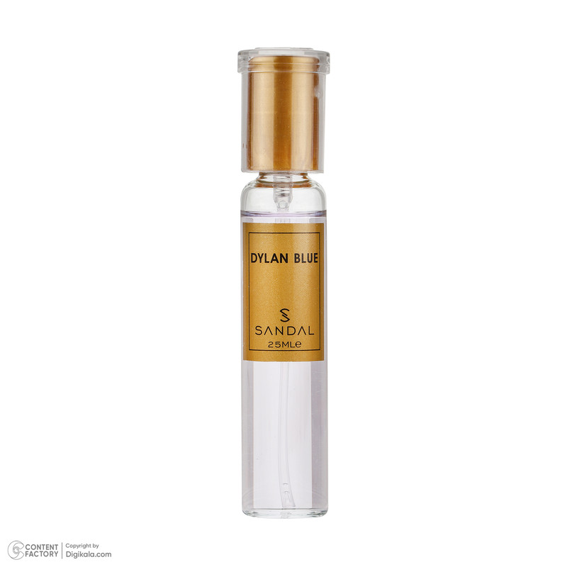 عطر جیبی زنانه صندل مدل Dylan blue با رایحه خنک حجم 25 میلیلیتر