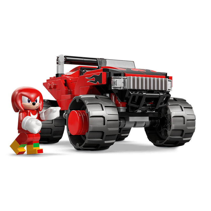 لگو 378 تکه سری LEGO Sonic the Hedgehog مدل Silvers Car vs. Knuckles Monster Truck کد 77118