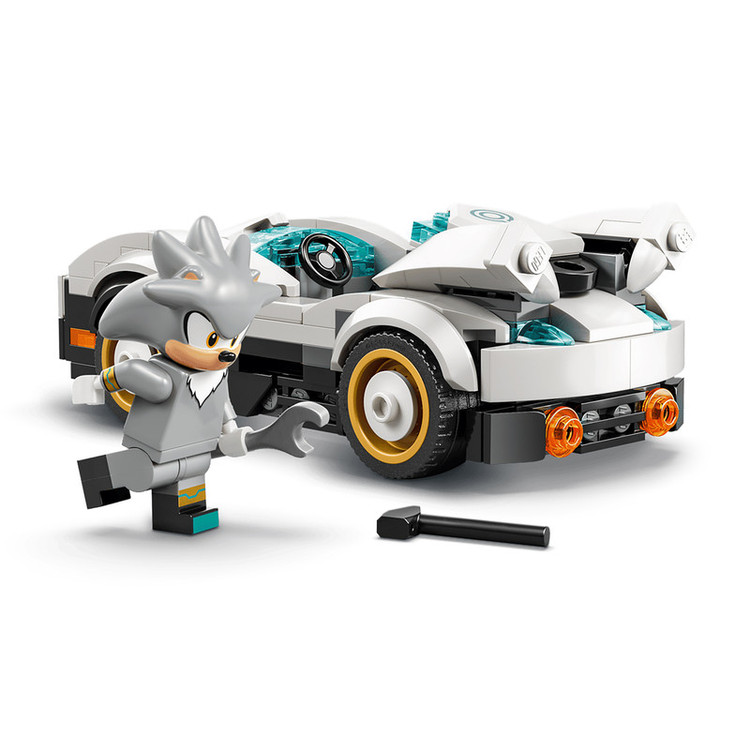 لگو 378 تکه سری LEGO Sonic the Hedgehog مدل Silvers Car vs. Knuckles Monster Truck کد 77118
