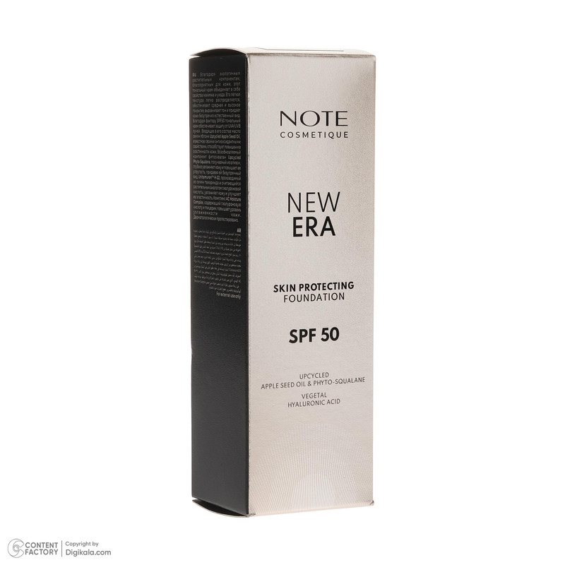 کرم پودر مایع SPF 50 نوت مدل NEW ERA شماره 110 مناسب برای انواع پوست حجم 30 میلیلیتر