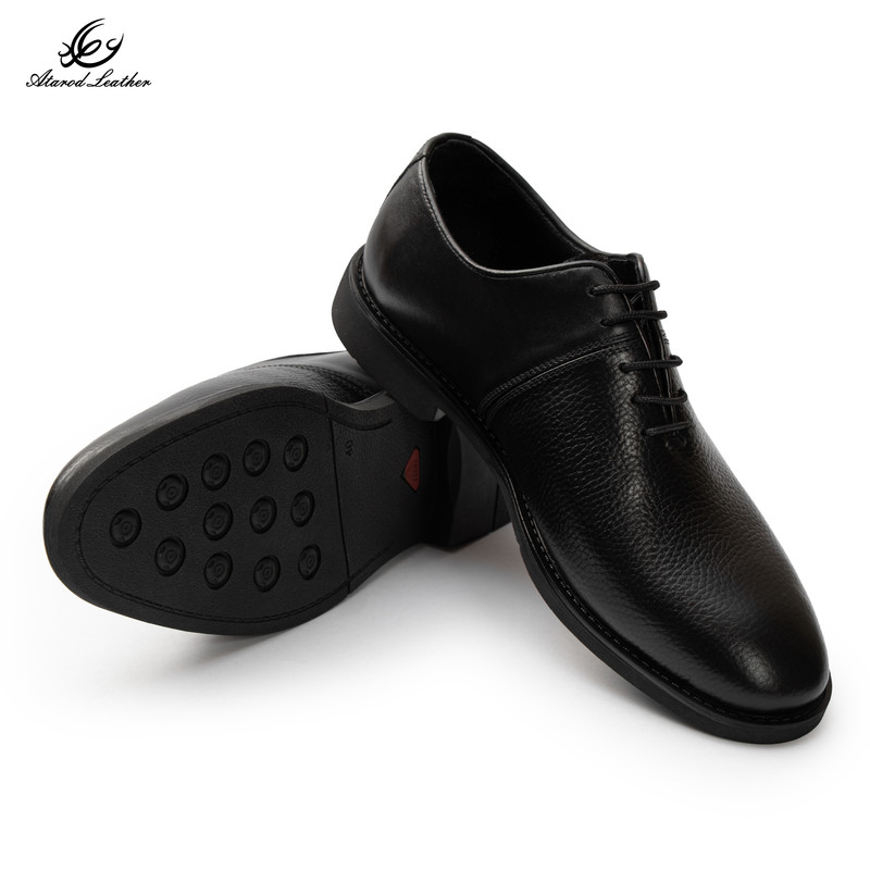 کفش رسمی مردانه چرم عطارد مدل چرم طبیعی کد SH366