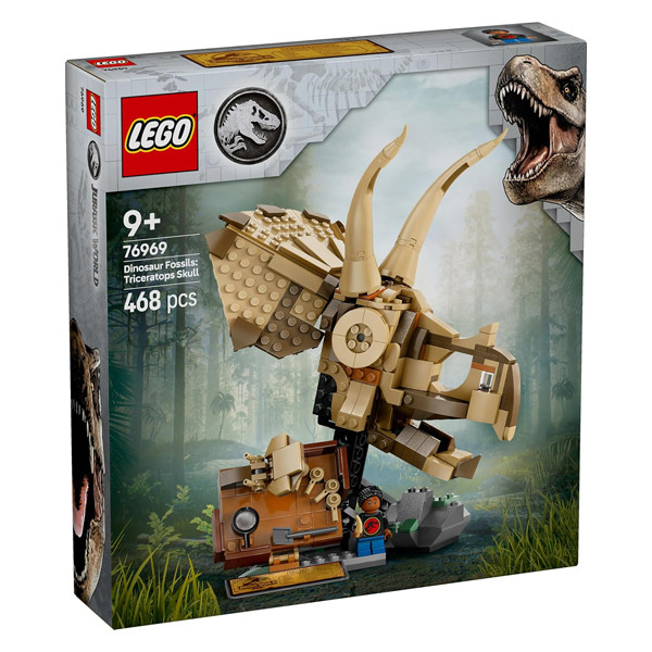 لگو سری Jurassic World Dinosaur Fossils مدل Triceratops Skull کد 76969