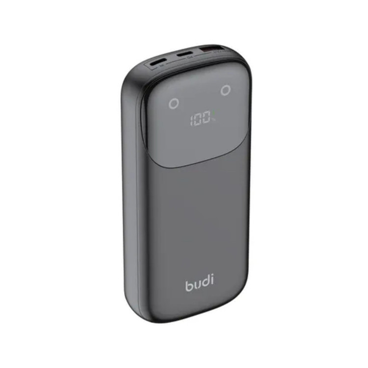 پاوربانک 22.5 وات بودی مدل PB083B1 ظرفیت 10000 میلیآمپرساعت به همراه سه کابل USB-A، USB-C و لایتنینگ