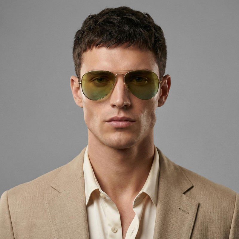 عینک آفتابی خلبانی Aviator ری بن مدل rb30251