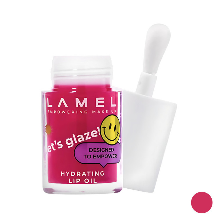 برق لب مایع براق لامل مدل LETS GLAZE شماره 406