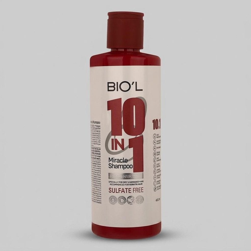 شامپو و نرم کننده مو بیول مدل Miracle مناسب موهای خشک و آسیب دیده، تقویتکننده، ترمیمکننده، مرطوبکننده، ضد وز، براقکنن...