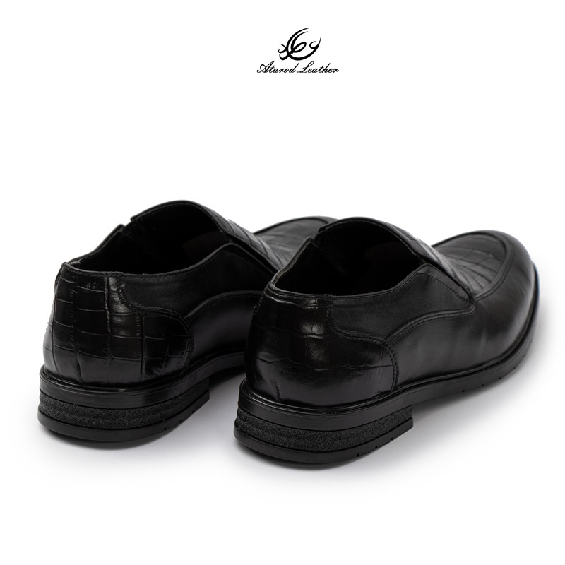 کفش رسمی مردانه چرم عطارد مدل چرم طبیعی کد SH360