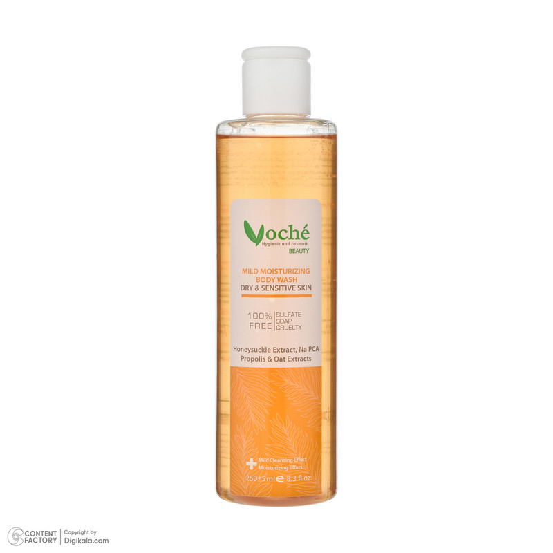 شامپو بدن وچه مدل MILD MOISTUR با رایحه ملایم مناسب برای پوست خشک و حساس حجم 250 میلیلیتر