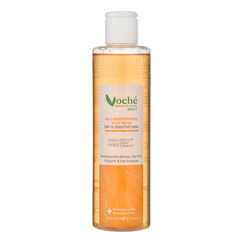 شامپو بدن وچه مدل MILD MOISTUR با رایحه ملایم مناسب برای پوست خشک و حساس حجم 250 میلیلیتر