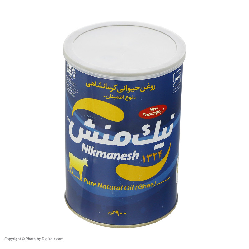 روغن حیوانی کرمانشاهی نوع اطمینان نیک منش - 900 گرم