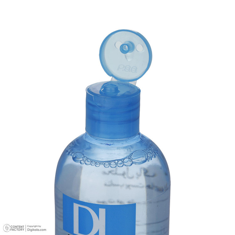 محلول پاک کننده آرایش صورت درمالیفت مدل HYDRALIFT مناسب برای پوست های معمولی و خشک حجم 250 میلی لیتر