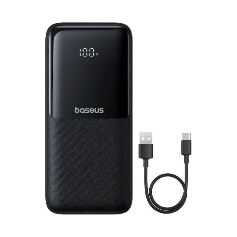 پاوربانک 22 وات بیسوس مدل LIPOW Dual ظرفیت 20000 میلیآمپرساعت به همراه کابل USB-C و لایتنینگ