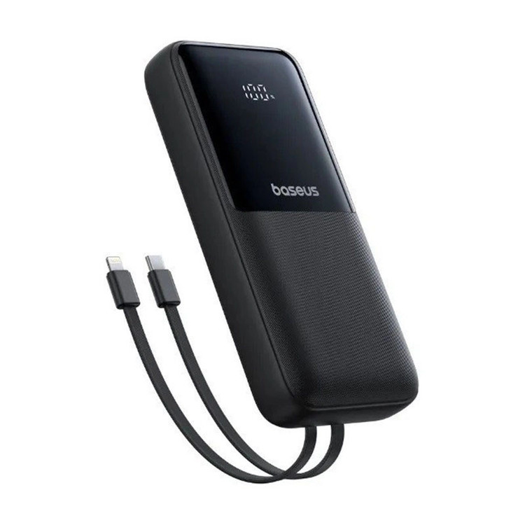 پاوربانک 22 وات بیسوس مدل LIPOW Dual ظرفیت 20000 میلیآمپرساعت به همراه کابل USB-C و لایتنینگ