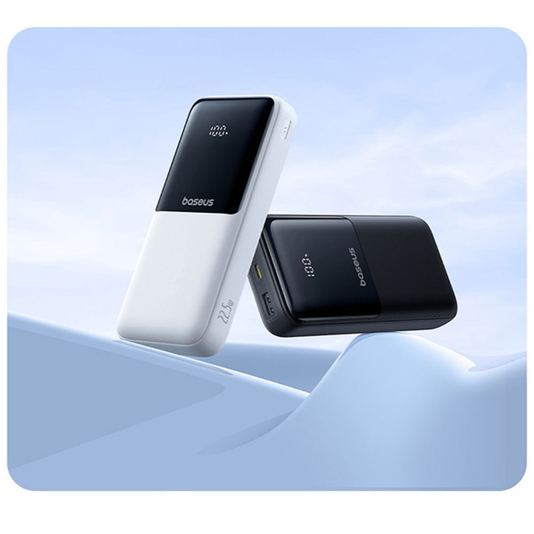 پاوربانک 22 وات بیسوس مدل LIPOW Dual ظرفیت 20000 میلیآمپرساعت به همراه کابل USB-C و لایتنینگ