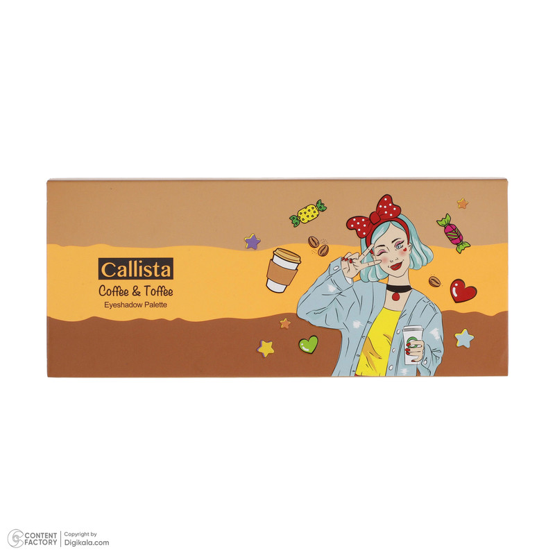 پالت سایه چشم کالیستا مدل Coffee And Toffee