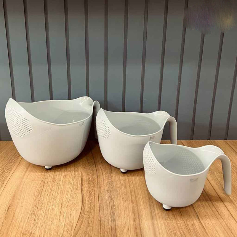 آبکش لیمون مدل دسته دار کد DH1330 مجموعه 3 عددی