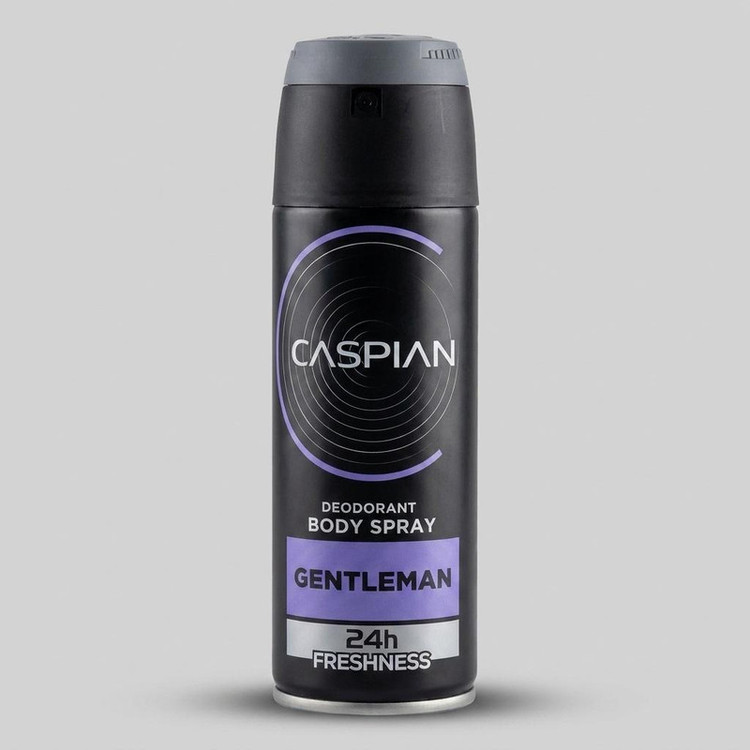 اسپری دئودورانت بدن مردانه کاسپین مدل GENTLEMAN حجم 150 میلی لیتر