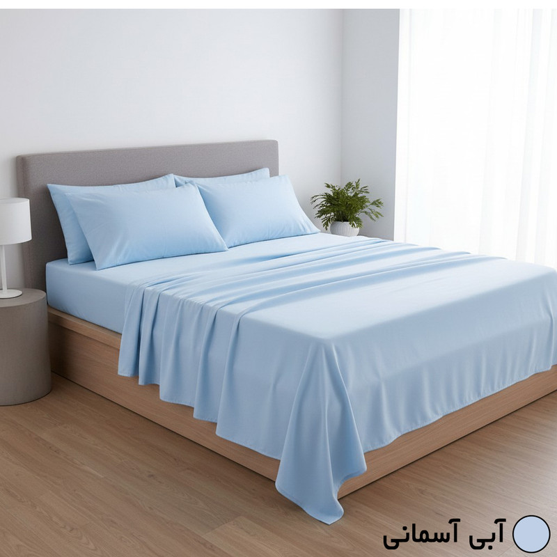 سرویس ملحفه 2 نفره 4 تکه مانیکاهوم مدل simple plus