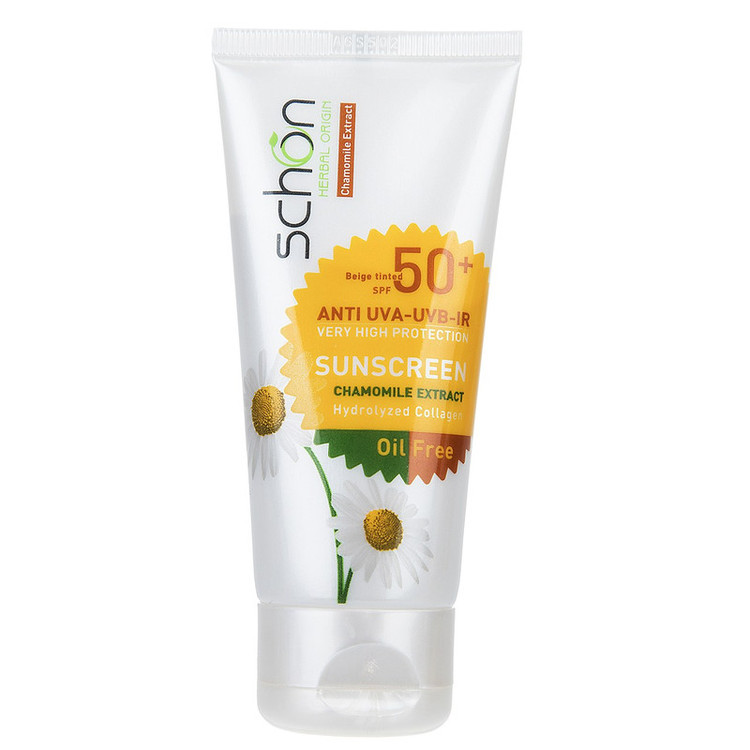 کرم ضد آفتاب رنگی شون مدل Beige Tinted SPF50 حجم 50 میلی لیتر