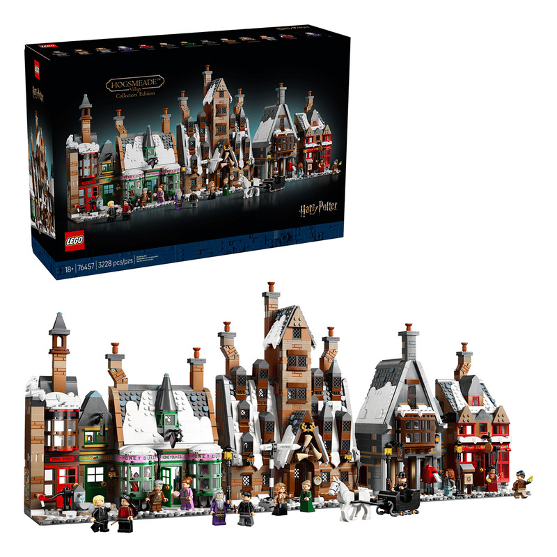 لگو 3228 تکه سری Harry Potter مدل Hogsmeade Village Collectors Edition کد 76457
