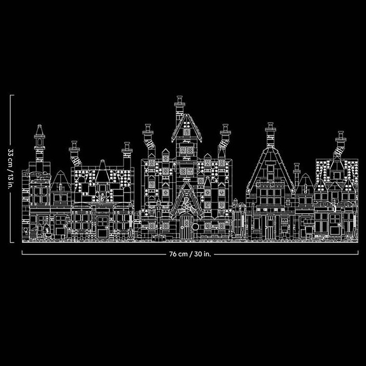 لگو 3228 تکه سری Harry Potter مدل Hogsmeade Village Collectors Edition کد 76457