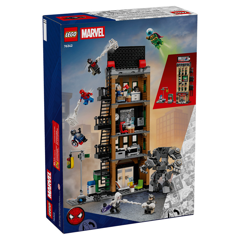 لگو 781 تکه سری Marvel مدل Spider-Man vs. Mysterio The Daily Bugle کد 76342
