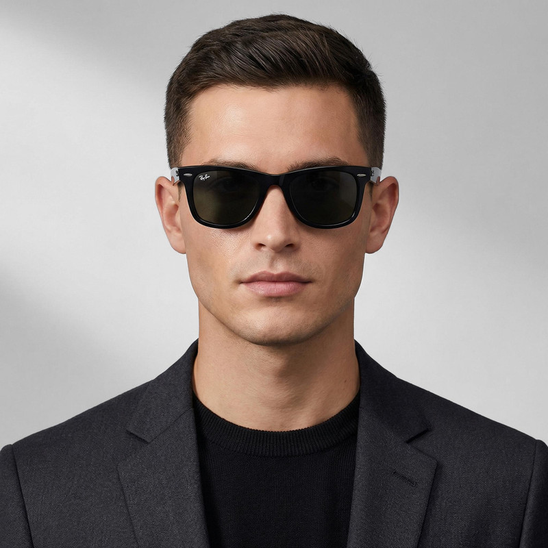 عینک آفتابی ویفرر Wayfarer ری بن مدل 0RB2140-901