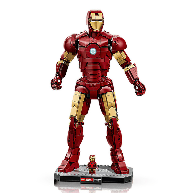 لگو 1297 تکه سری Marvel مدل Iron Man Mark 3 Collectors Edition کد 76344