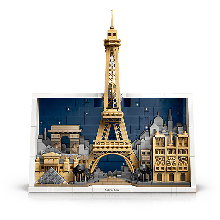 لگو 958 تکه سری Architecture مدل Paris City of Love کد 21064