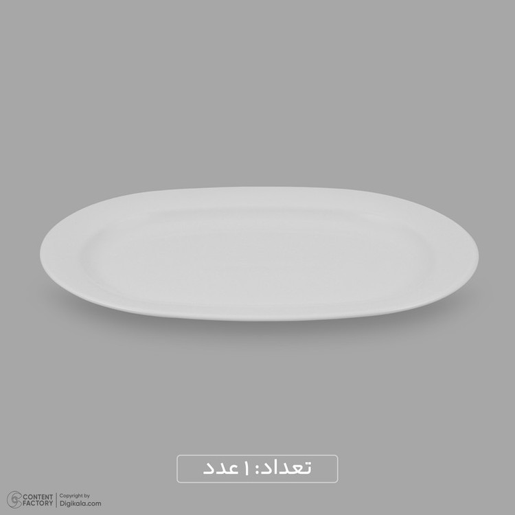 سرویس غذاخوری چینی 25 پارچه 6 نفره مقصود مدل دایره کد 006