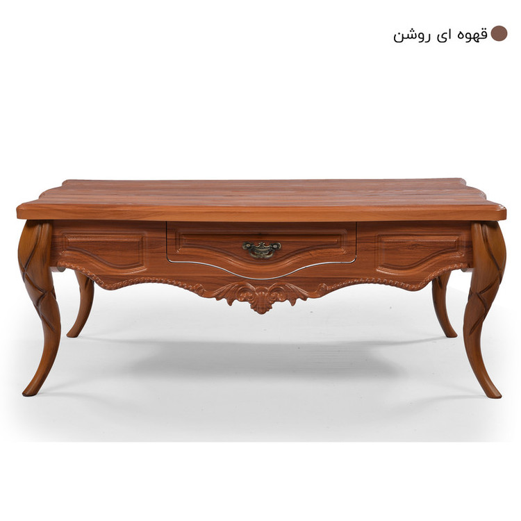 میز پذیرایی میز چوب مدل پیچک مجموعه 4 عددی