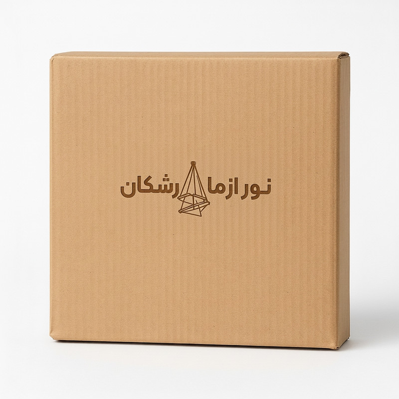 لوستر 1 شعله نور از ما رشکان مدل triangleSET