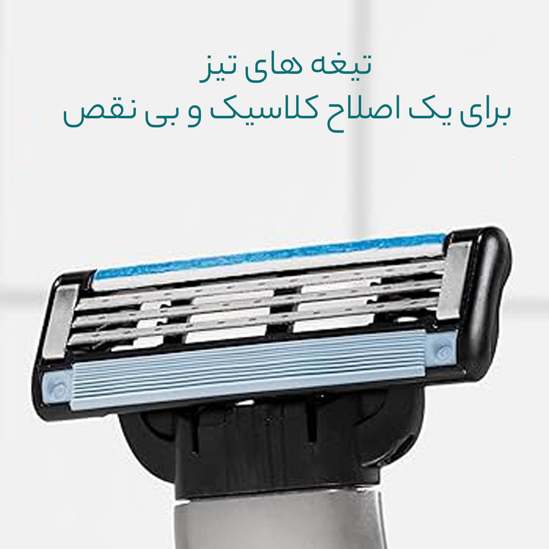 تیغ یدک ژیلت مدل MACH 3 PLUSبسته 5 عددی
