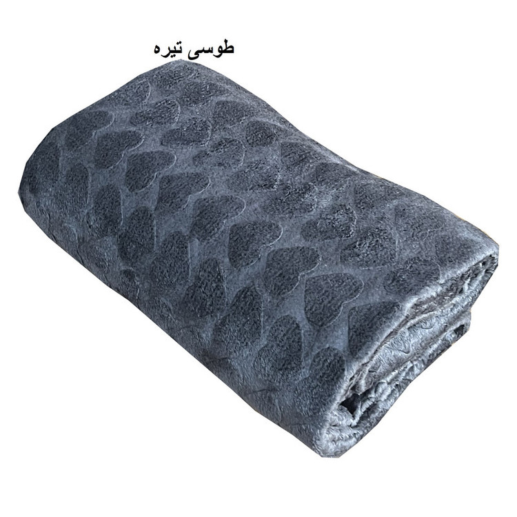 پتو مسافرتی 1 نفر شایسته مدل قلبی سایز 200155 سانتیمتر