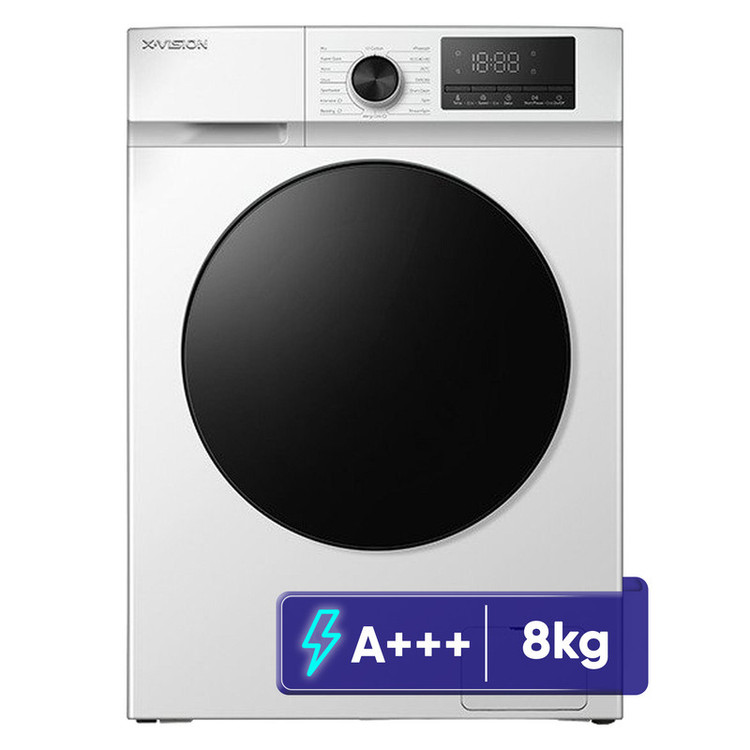ماشین لباسشویی 8 کیلوگرم اتوماتیک ایکس ویژن مدل TF84-AWBLASBL