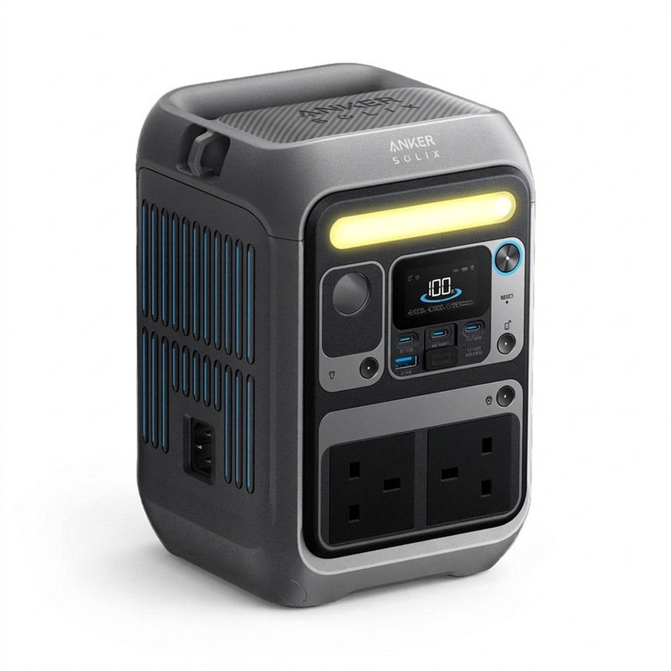 پاور استیشن 300 وات انکر مدل SOLIX C300 A1722 AC Plug ظرفیت 90000 میلیآمپرساعت معادل 288 وات ساعت