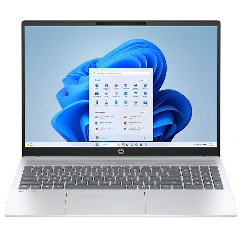 لپ تاپ 16 اینچی اچ پی مدل OmniBook 5 AI 16-AF1017WM-Core Ultra 7 255U-16GB LPDDR5X-1TB SSD-Touch-Backlit-W