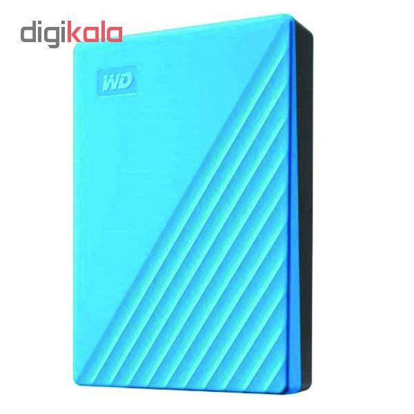 هارد اکسترنال وسترن دیجیتال مدل My Passport ظرفیت یک ترابایت دارای رابط USB Type-A 3.2