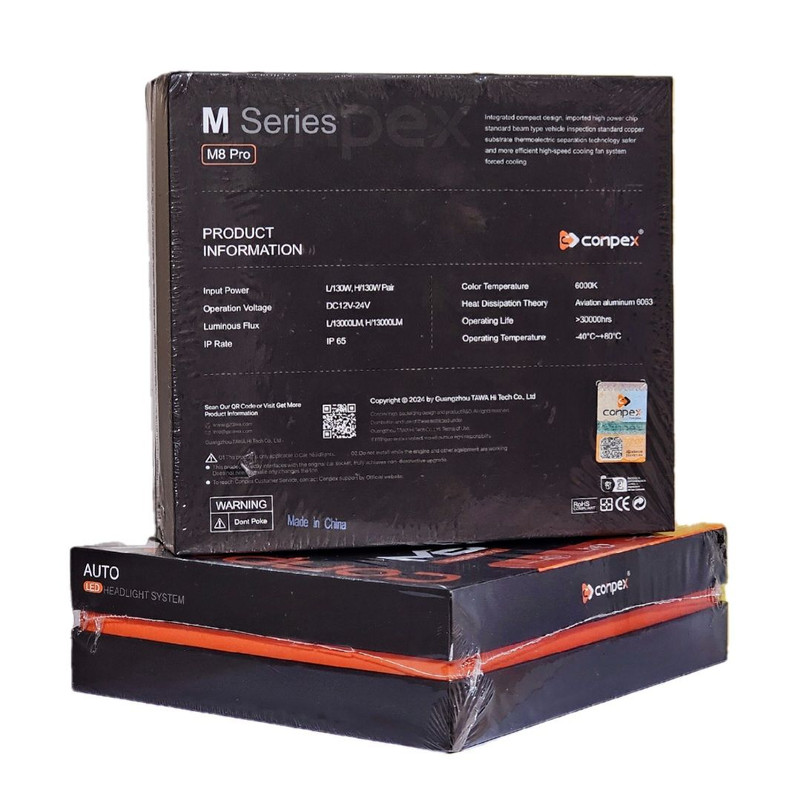 هدلایت کانپکس مدل M8PRO 2025 پایه H1 بسته دو عددی